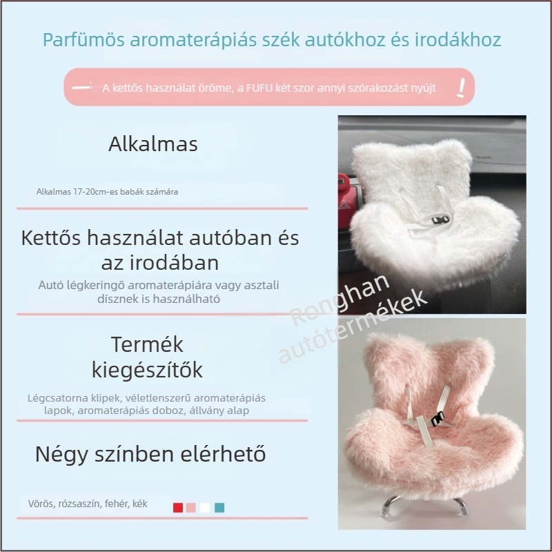 Autó belső dekorációs figura – műanyag, egyszerű stílus, márka nélküli
