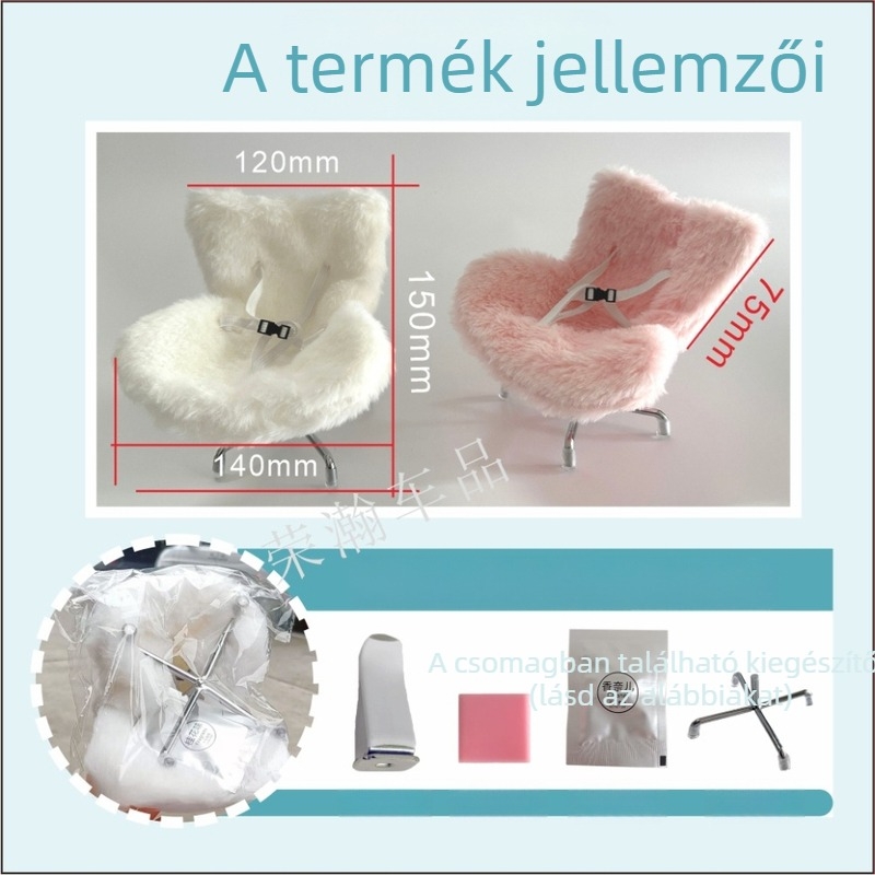 Autó belső dekorációs figura – műanyag, egyszerű stílus, márka nélküli