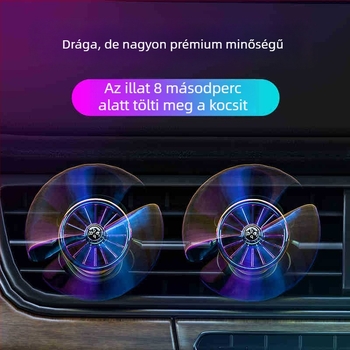 Autó illatosító Jasmine Ocean illatú, klip a légkivezetőre, dekoratív, több mint 90 napig tart