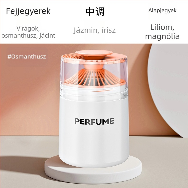 Jingdu Star Autóbalzsam – szilárd illatosító Osmanthus illat, 100–200 ml, 61–90 nap, pohártartóhoz