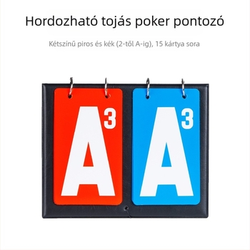 Guandan pontozó tábla – PVC, testreszabható logó, licencelt privát címke, Guandan játékhoz