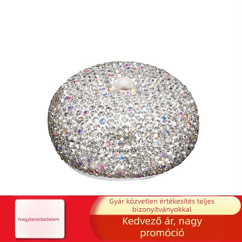 Autó központi konzol dísze, gypsophila alapú dekoráció, egyszerű DIY dizájn, puha kerámia