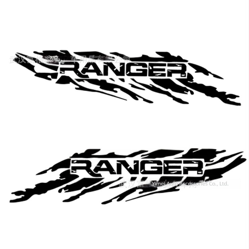 Karosszéria matrica – Ranger pickup oldalsó csík (ragasztó, anyag: matrica, minta: ahogy látható)