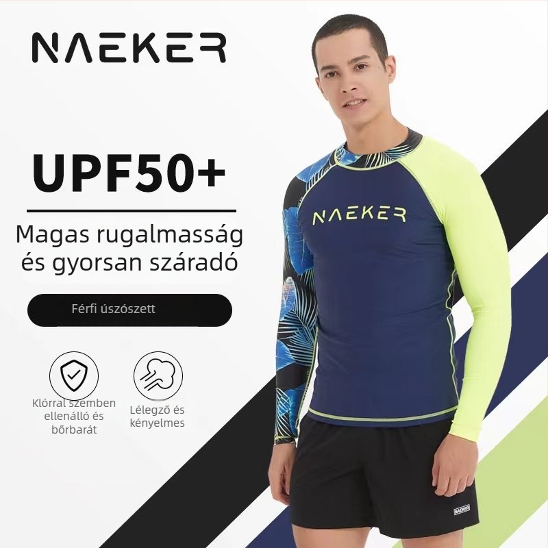 NAEKER férfi búvárruha – gyorsan száradó kémiai rost anyagból, minden szezonra, merüléshez és úszáshoz