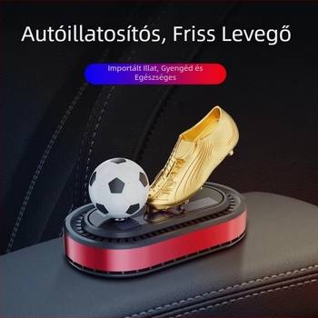 Autó aromaterápiás dísz és parfüm tartó, fém, 5–10 ml, frezia illat, óceán tónus, ülésre szerelhető