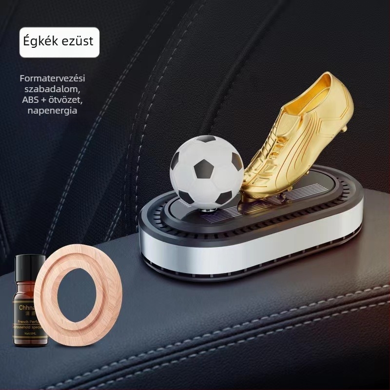 Autó aromaterápiás dísz és parfüm tartó, fém, 5–10 ml, frezia illat, óceán tónus, ülésre szerelhető