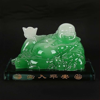 Autó belső dekoráció, gyanta, Maitreya Buddha, modern stílus, a Szerencse Buddha