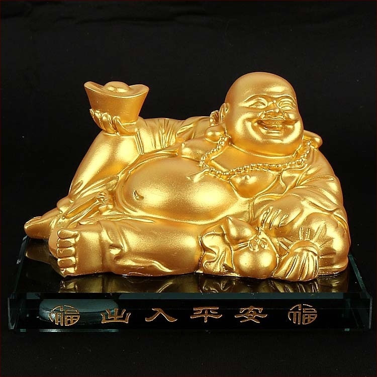 Autó belső dekoráció, gyanta, Maitreya Buddha, modern stílus, a Szerencse Buddha
