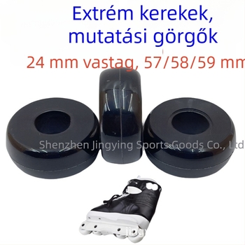 Inline görkorcsolya kerekek, egysoros, PU poliuretán, trükkökhöz