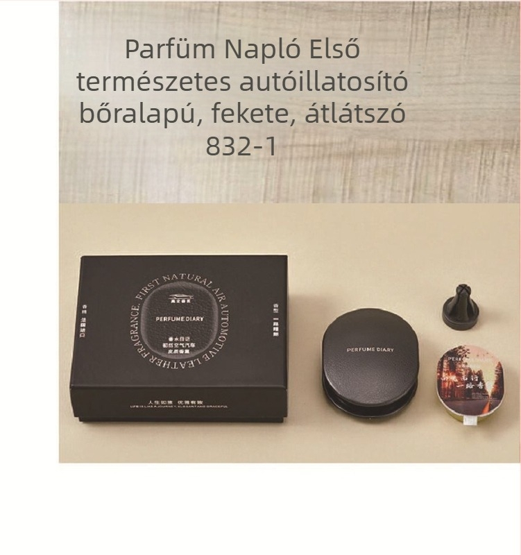 Perfume Diary autóillatosító báránybőr textúrával — Grass Wood illat, 10–20 ml, ventillációs klipsz, >90 napos tartósság