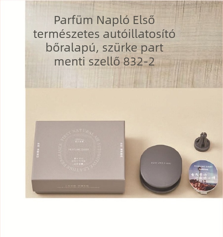 Perfume Diary autóillatosító báránybőr textúrával — Grass Wood illat, 10–20 ml, ventillációs klipsz, >90 napos tartósság