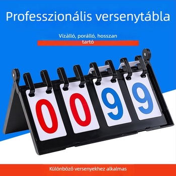ABS pontozó tábla, 22 darabos készlet, táblázat/cserék/taktikai tábla, különböző sportokra