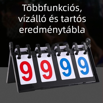 ABS pontozó tábla, 22 darabos készlet, táblázat/cserék/taktikai tábla, különböző sportokra