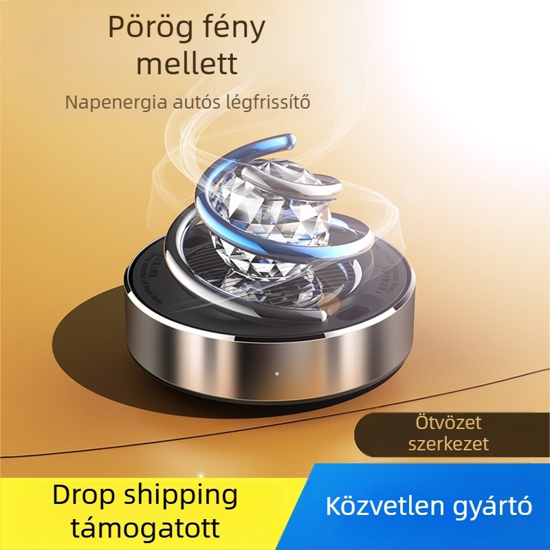 Autóparfüm diffúzor fém tartóval, üléshez rögzítés, óceán illat, 50–100 ml