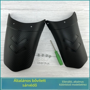 Elektromos motorkerékpár elülső sárvédő, kézi váltóval kompatibilis, általános anyagú