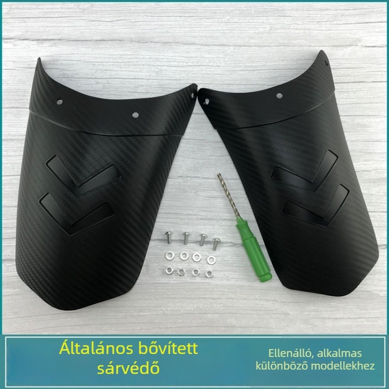 Elektromos motorkerékpár elülső sárvédő, kézi váltóval kompatibilis, általános anyagú