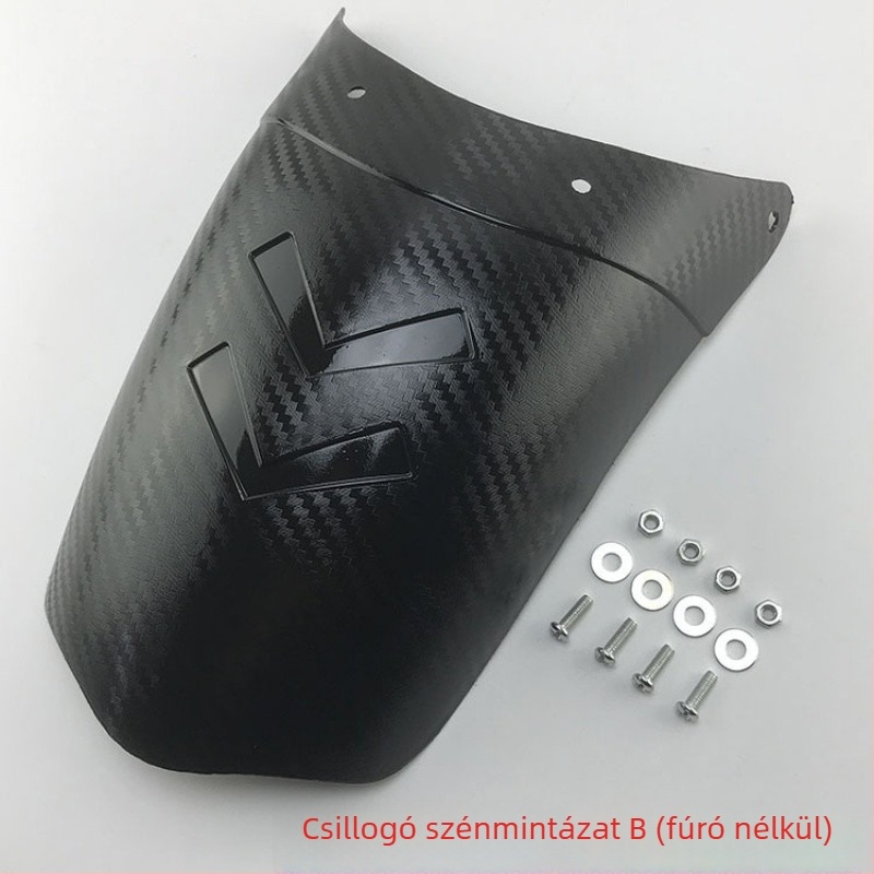 Elektromos motorkerékpár elülső sárvédő, kézi váltóval kompatibilis, általános anyagú