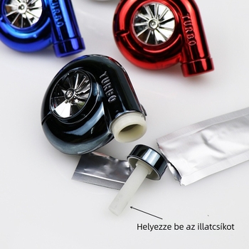 Autó Turbina Levegőcsatorna Diffúzor - ABS, 23 g, 3 éves eltarthatóság, beépítés a légcsatornába, dekoráció, aromatizálás, szagtalanítás