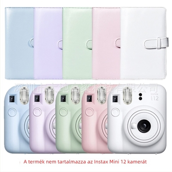 Polaroid Mini 12/11 kiegészítő készlet kameratáskával, 108 oldalas fotóalbummal és matricás/fotókeret tartozékokkal | Modell mini12 | 2023-ban megjelent | Márka Neutral