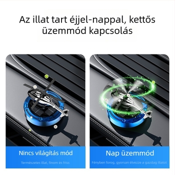 Carlox napelemes autóillató dekoratív – virágos illat ambergris, 10–20 ml, üléshez rögzíthető