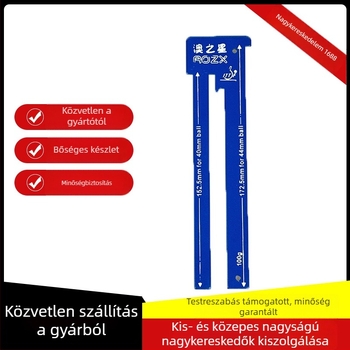 Fémes hálómagasság-mérő és gumivastagság-mérő asztaliteniszhez