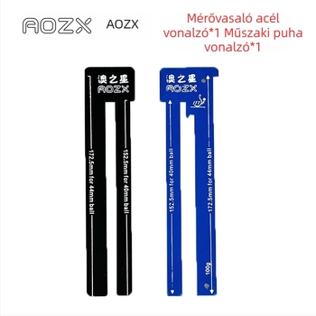 Fémes hálómagasság-mérő és gumivastagság-mérő asztaliteniszhez