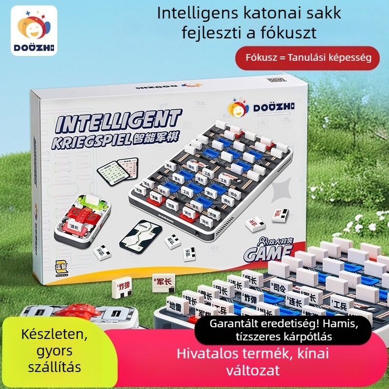 Douzhi elektronikus katonai sakk tábla – oktatási, szülő-gyermek interakció, műanyag, Modell 660130