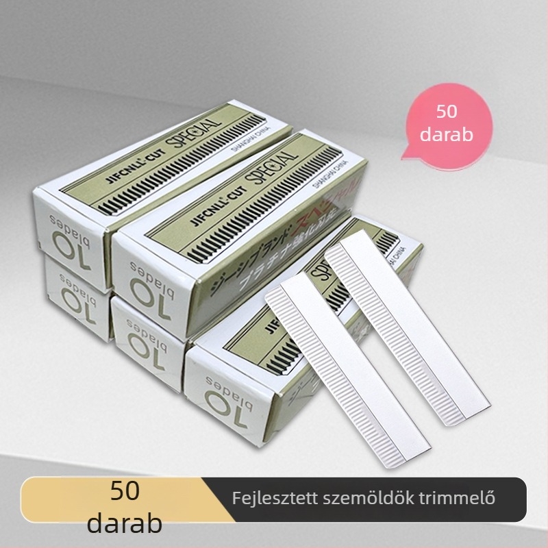 Női szemöldök-trimmelő készlet – rozsdamentes acélból, hordozható, biztonságos kezdőknek