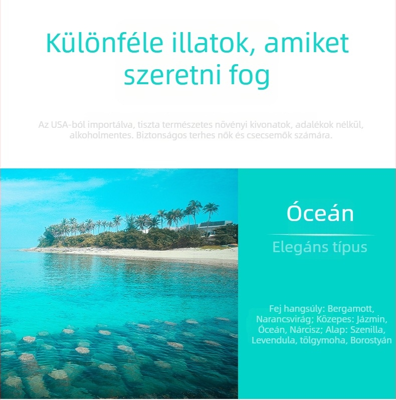 Autóillatosító medál – cinkötvözet, 10–20 ml, virágos-fás illat, dekoratív és aromatizáló funkció, illatválaszték: Ocean, Floral, Coco Princess, Water of Life