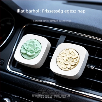 Autó-difuzor kő gipszből, virágos illat, 10–20 ml, párologtatási idő 31–60 nap