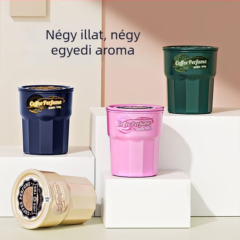 Autóillatosító balzsam Gardenia illattal, 50–100 ml, párolgási idő 31–60 nap, üléshez rögzíthető, műanyag