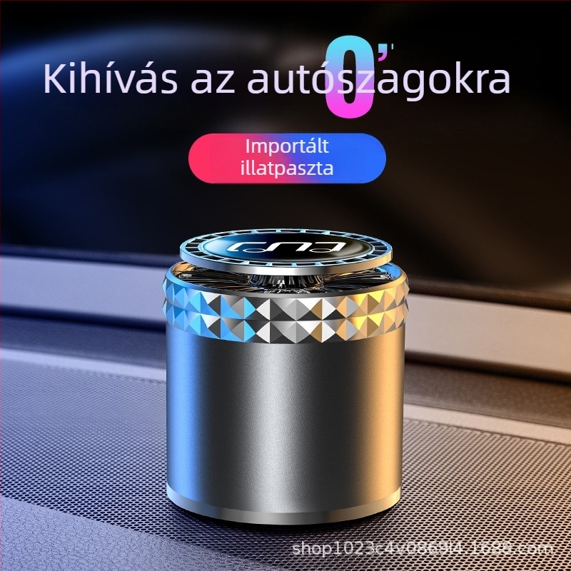 Alumínium ötvözetű autóillatosító tartó — prémium belső dekoráció