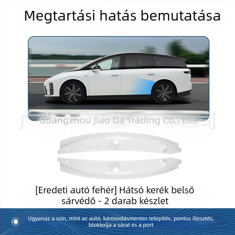 Ideal i8/i6-hoz készült sárvédő készlet – járműspecifikus, első és hátsó, műanyag, 2025-ös modellév, automata váltó