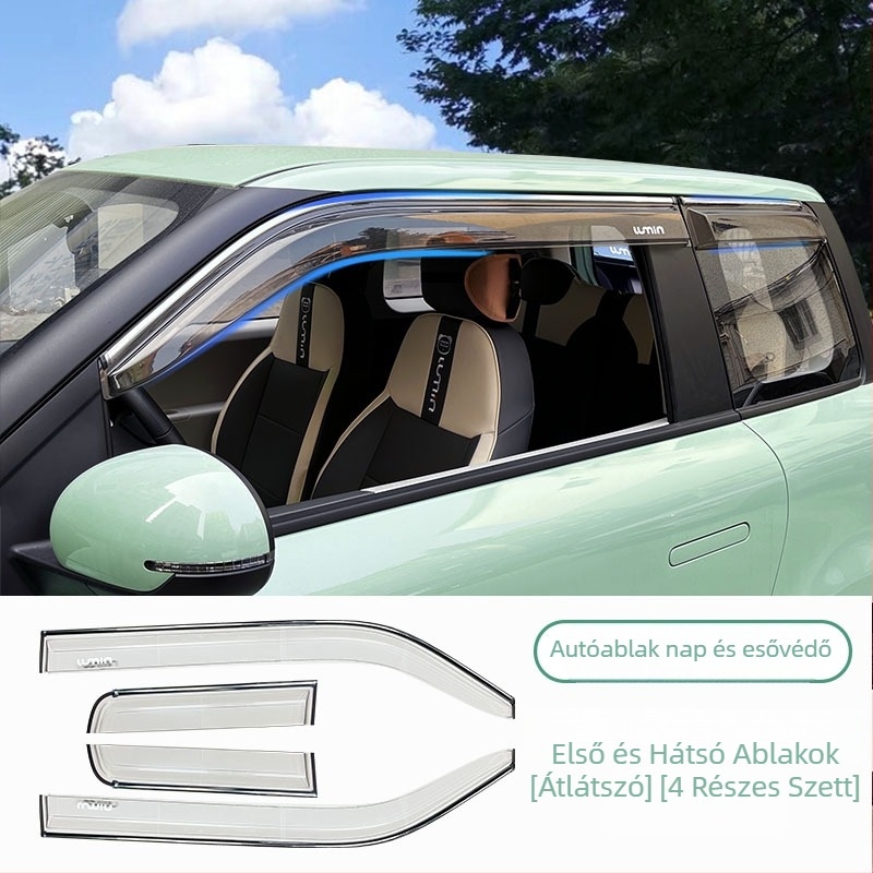 Autóablak esővédő – ötvözet + gyémánt, kompatibilis a Changan Lumin modelllel