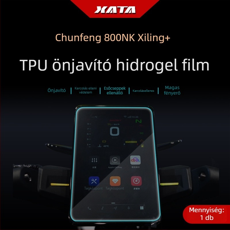 Motorkerékpár műszerfal védőfólia CFMOTO 800NK/800MT – anti-karcolódás, HD, Xiutai