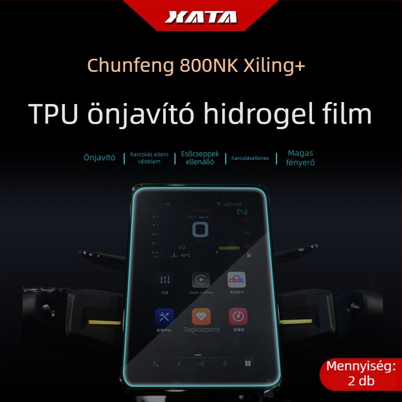 Motorkerékpár műszerfal védőfólia CFMOTO 800NK/800MT – anti-karcolódás, HD, Xiutai