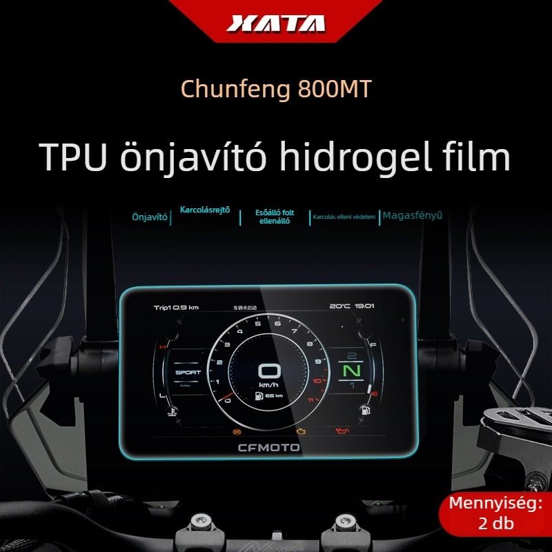 Motorkerékpár műszerfal védőfólia CFMOTO 800NK/800MT – anti-karcolódás, HD, Xiutai