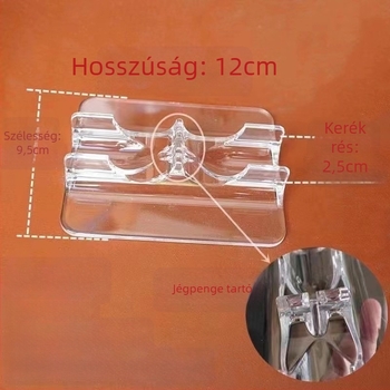 Átlátszó kijelzőállvány görkorcsolyákhoz