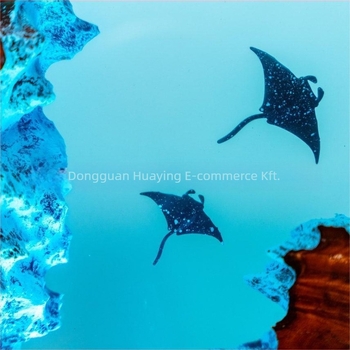 Éjszakai fény geometriás gyanta árnyékolóval, aljzatról működik, intelligens vezérlés, modern művészeti stílus