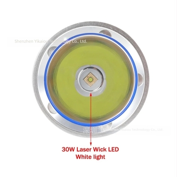 Kézi búvárlámpa, 4000 lm, 20 W LED, 26650 akkumulátor 2000 mAh, IP68, 90° fénysugár, alumíniumötvözet