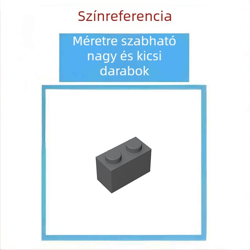Építőblokkok alkatrészei – ABS műanyag, kis szemcsék, 1x6 Fender Wheel Eyebrow, 0,05 kg