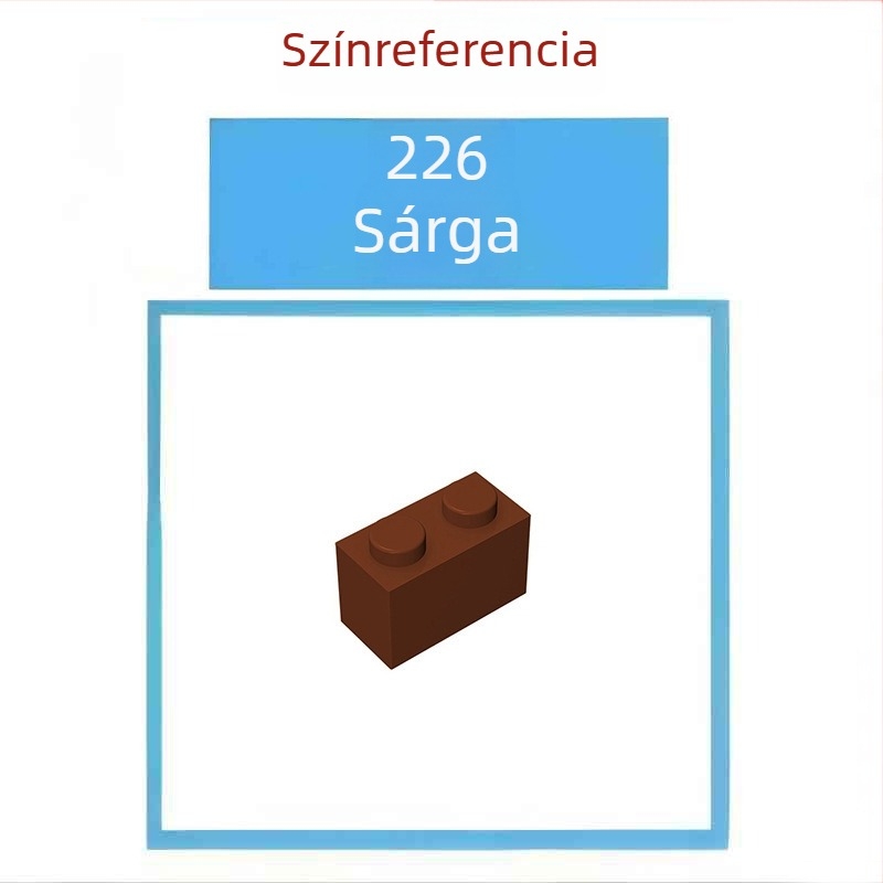 Építőblokkok alkatrészei – ABS műanyag, kis szemcsék, 1x6 Fender Wheel Eyebrow, 0,05 kg