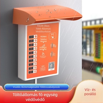 Kültéri EV töltőállomás esővédő burkolat – vízálló védelem a főegységhez – dugaszoló tartozékok, márka Puxi