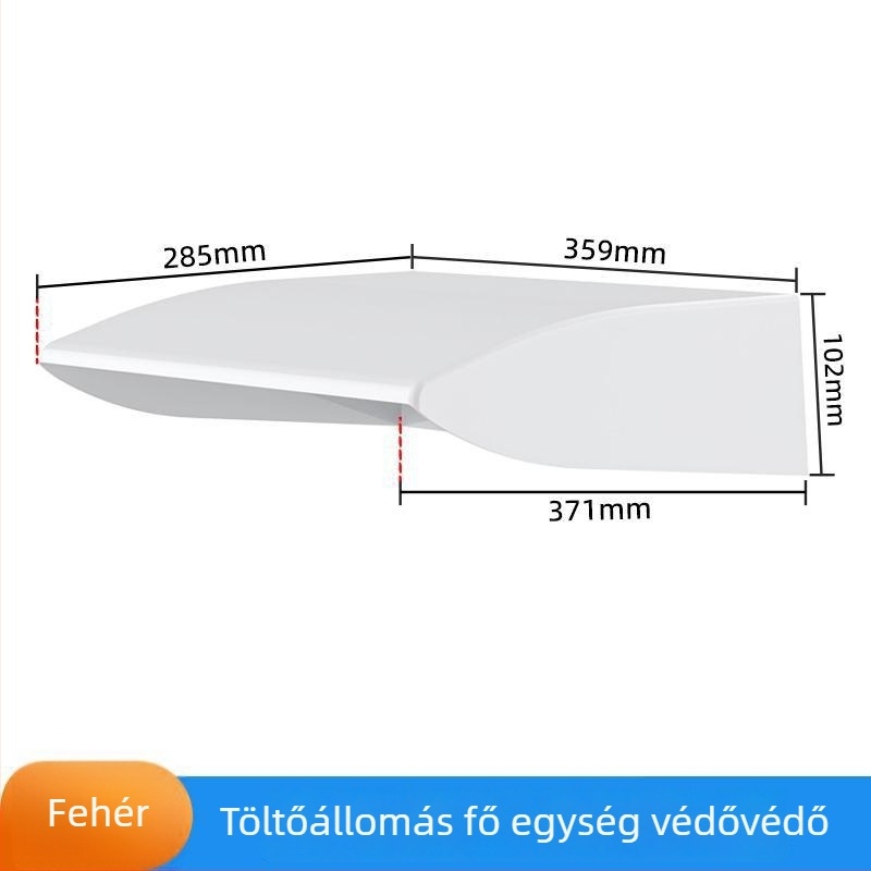 Kültéri EV töltőállomás esővédő burkolat – vízálló védelem a főegységhez – dugaszoló tartozékok, márka Puxi