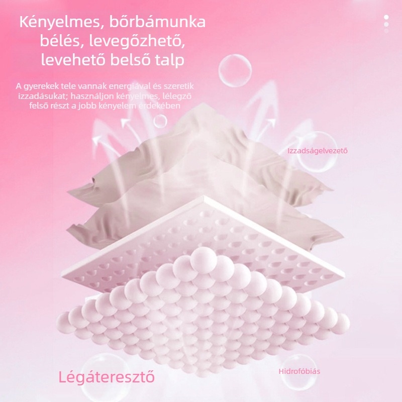 Gyerekeknek inline korcsolya, vászon felsőrész, PU kerekek, egy sorban elhelyezett kerekek, univerzális illeszkedés