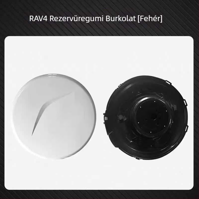 ABS pótkerekfedél Toyota RAV4 (2009–2013) – Rav4 pótkerek burkolat, külső csomagtérajtófedél, terepjáróhoz