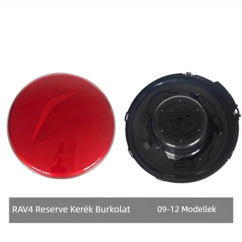 ABS pótkerekfedél Toyota RAV4 (2009–2013) – Rav4 pótkerek burkolat, külső csomagtérajtófedél, terepjáróhoz