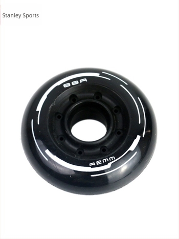 PU görgők inline korcsolyákhoz, nagy méretű 72/76/80 mm, 88A, magas visszapattanás