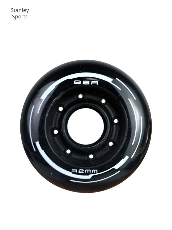 PU görgők inline korcsolyákhoz, nagy méretű 72/76/80 mm, 88A, magas visszapattanás