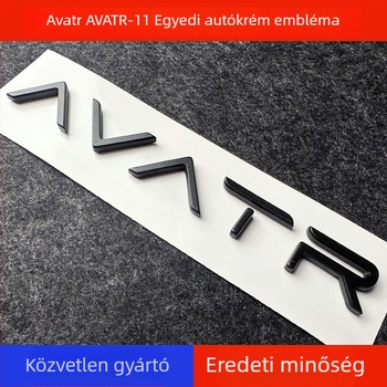Avita 3D autóembléma angol betűkkel Avatr-11, ragasztó karosszériamatrica